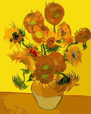 Schilderen op Nummer Bloemen PBN244